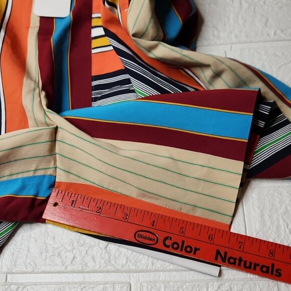 AKRIS Punto Fiorella parasol stripe shorts, NEW, size 12 - Picture 4 of 7